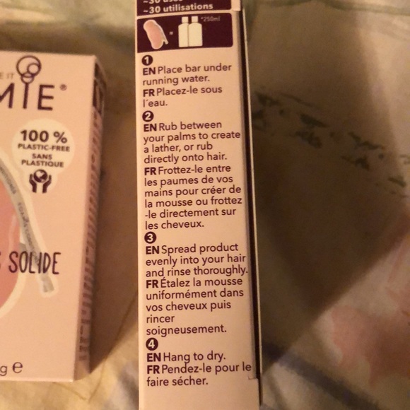 FOAMIE conditioner bar. Wet it,foam it, rinse it. New in box.  You get 2 boxes. - Picture 5 of 7